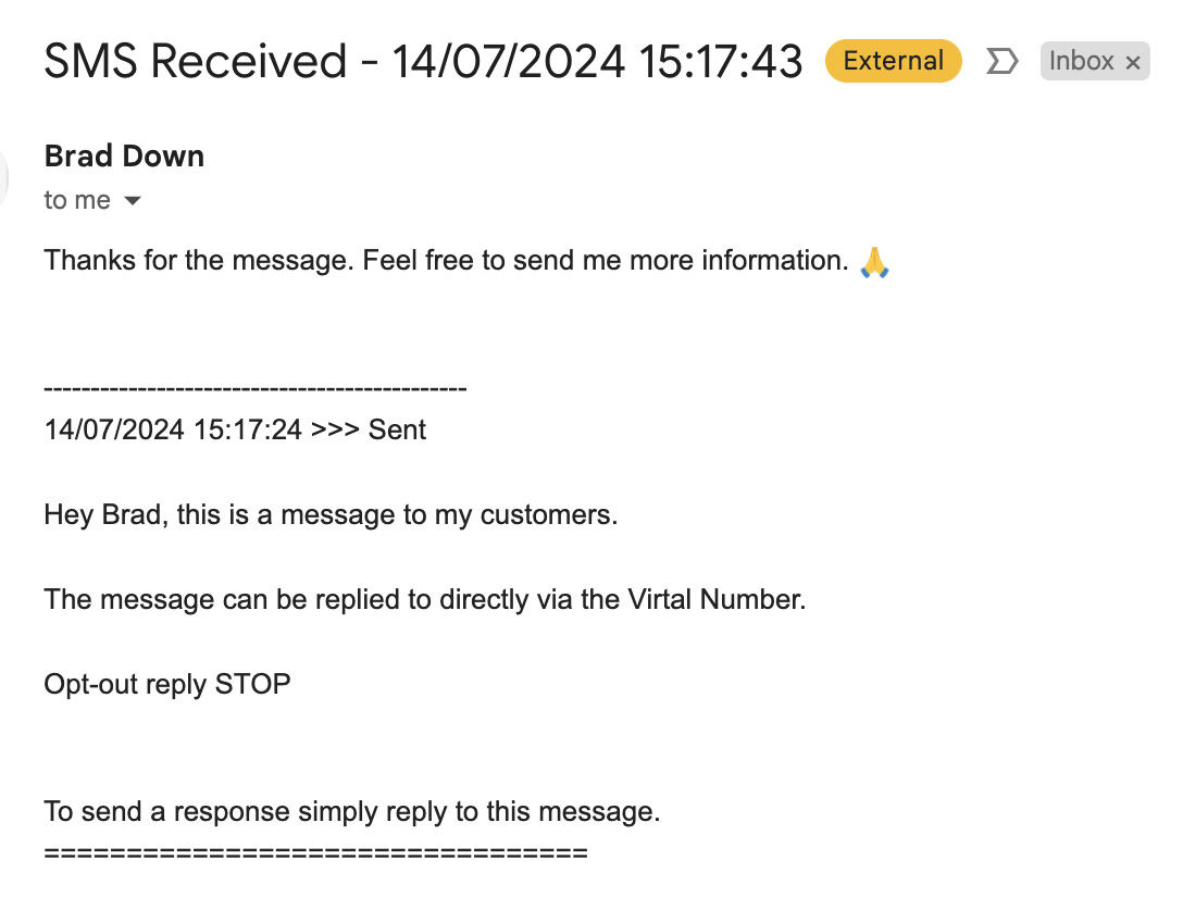 Forward to Email