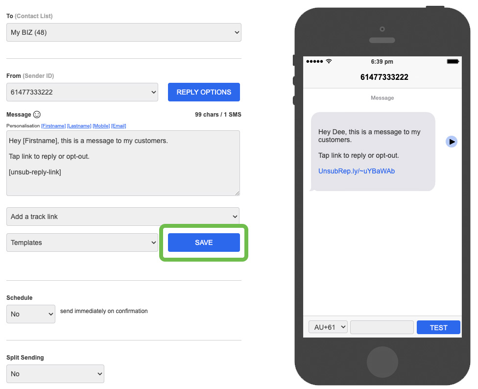 Messaging-SendSMS-Templates-Save