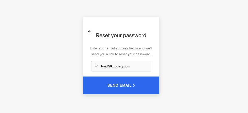 Login Password Reset