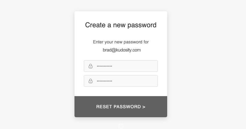 Login Password Reset New